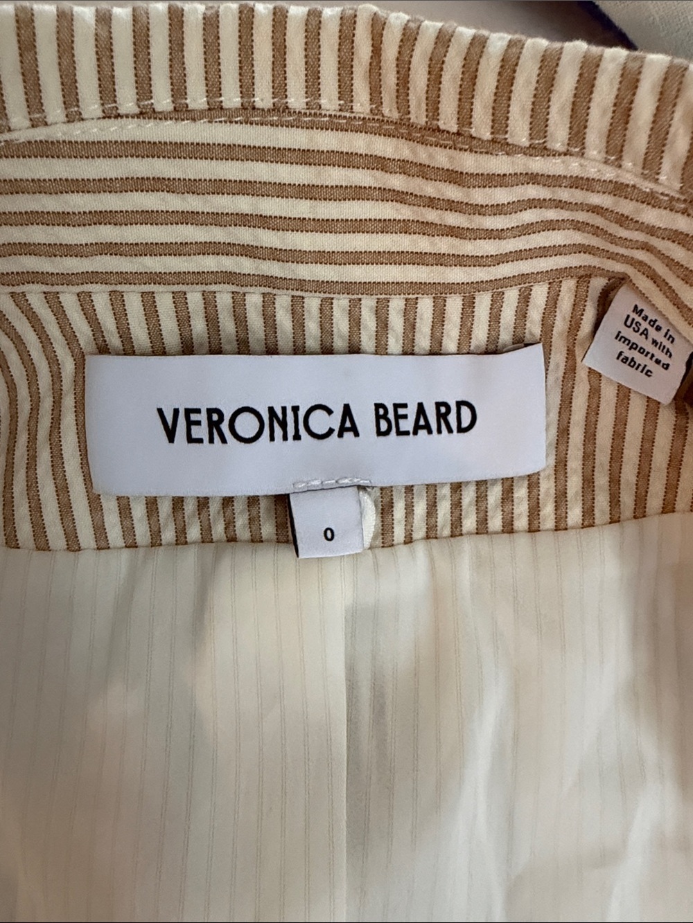 Veronica Beard Aliyah seersucker dicky jacket and shorts sz 0 - Picture 10 of 14
